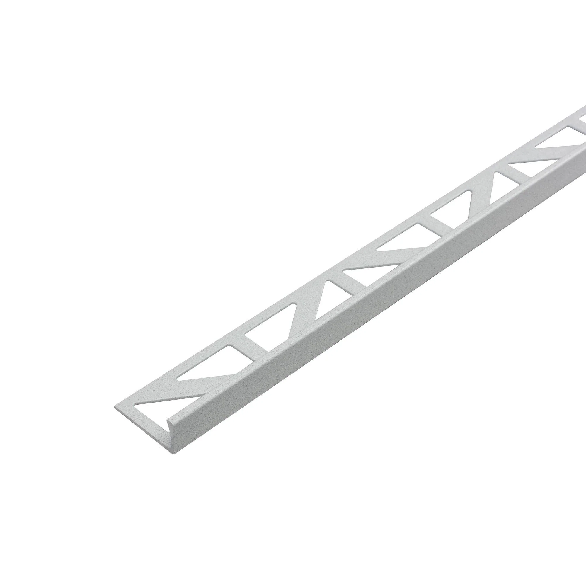 DURAL hoekprofiel DUROSOL aluminium gepoedercoat Salt’n’pepper wit 10mm 250cm DURAL hoekprofiel DUROSOL aluminium gepoedercoat Salt’n’pepper wit 10mm 250cm