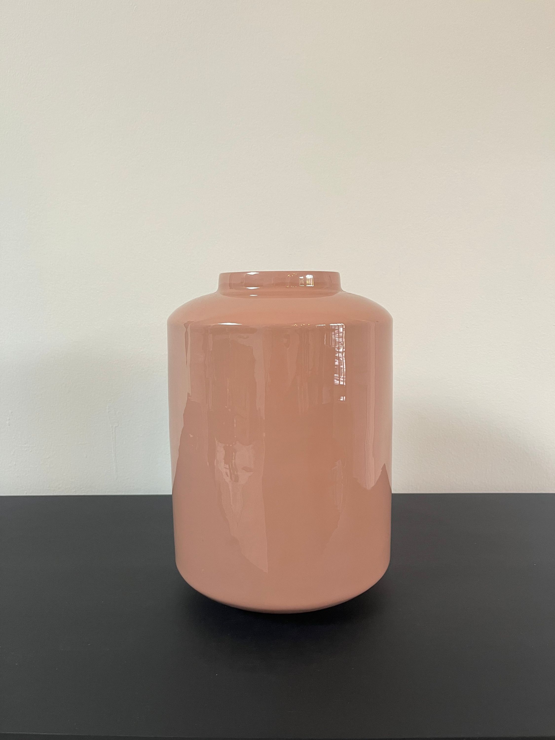 Roze blinkende vaas