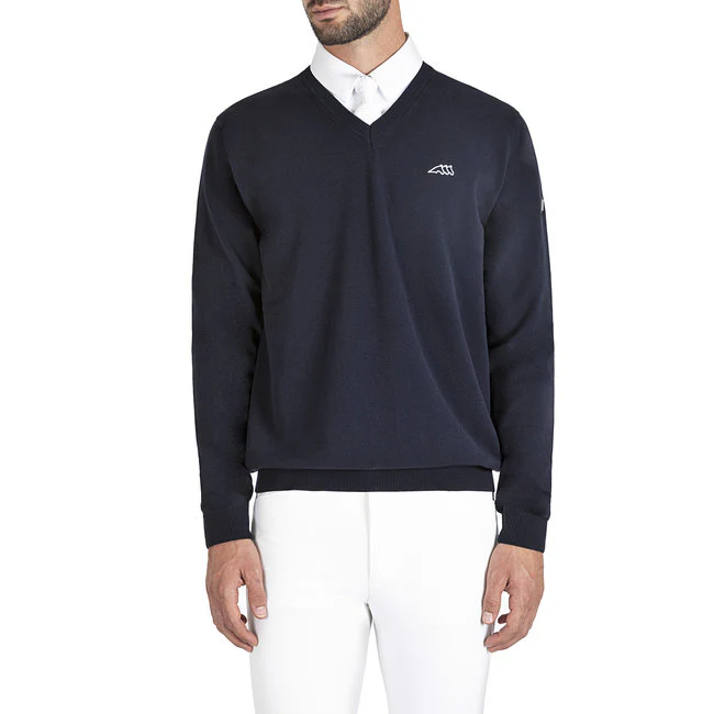 Equiline men’s pullover Edec, Blauw
