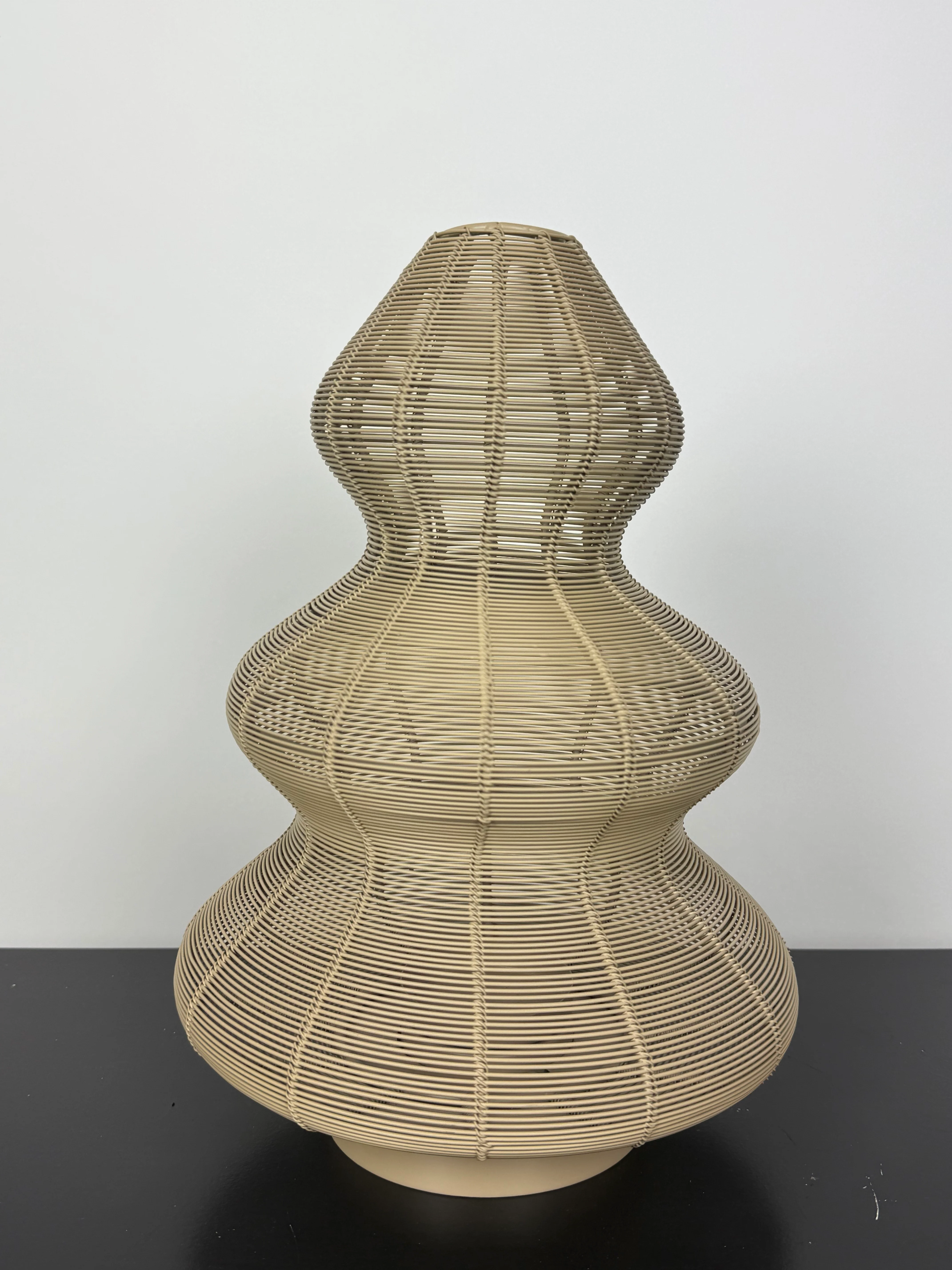 Metalen kerstboom beige