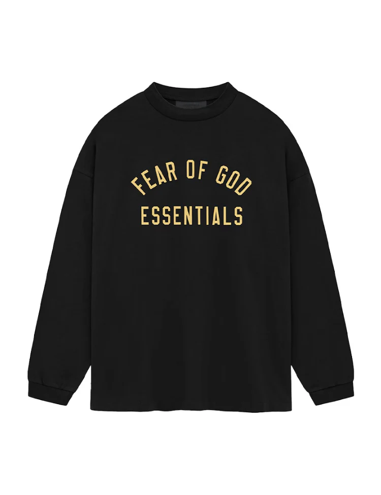 Fear of God Essentials SS Jersey Longsleeve Black
