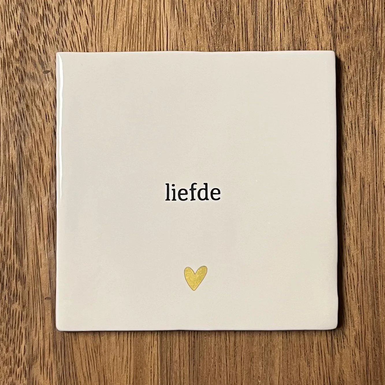 Tegeltje Liefde | Wit Tegeltje Liefde | Wit