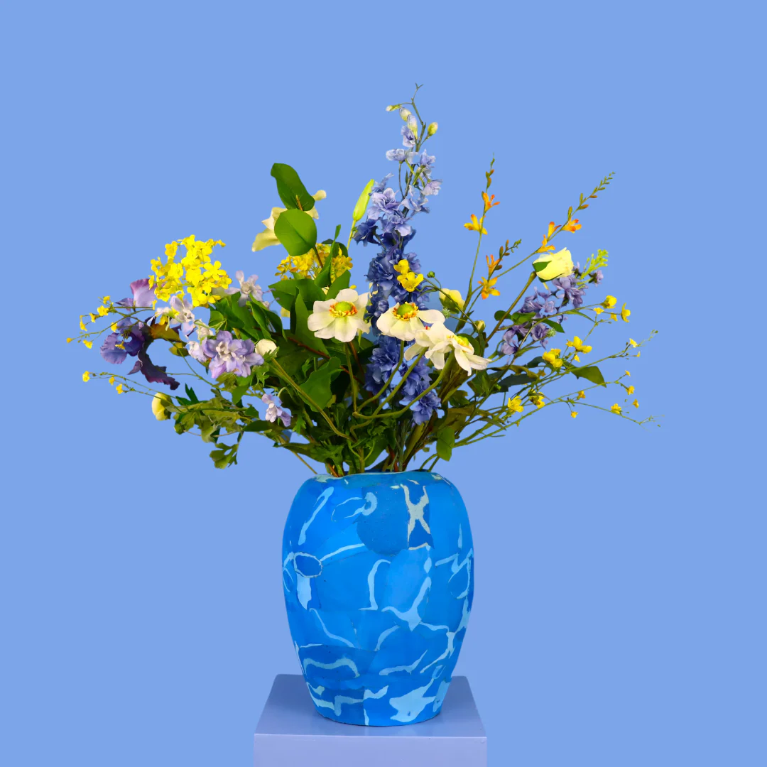 XL – Florian | Nic&Mic FlipFlop vaas met kunstbloemen | XL XL – Florian | Nic&Mic FlipFlop vaas met kunstbloemen | XL