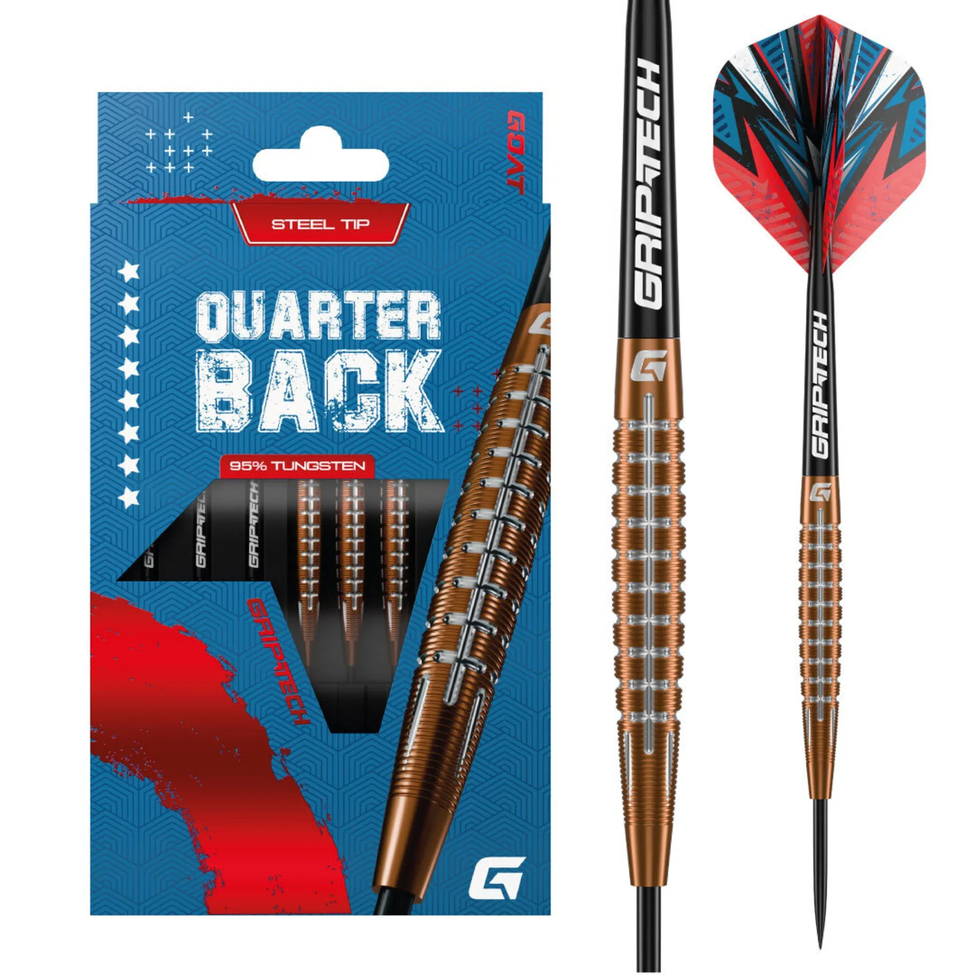 GOAT Quarterback V2 95% – Steel Tip