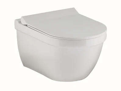 Hangtoilet Terra wall-hung WC met Soft close toiletzitting by L’Aqua®
