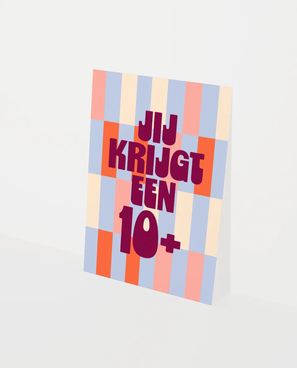 Kaart – Jij krijgt een 10+