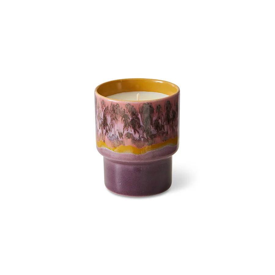 Hkliving 70s ceramics – Small scented candle Cape Town