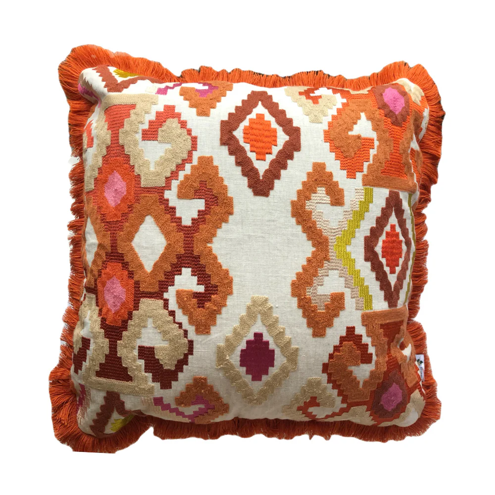 Kussen Ango Corail – Manuel Canovas 50×50 cm
