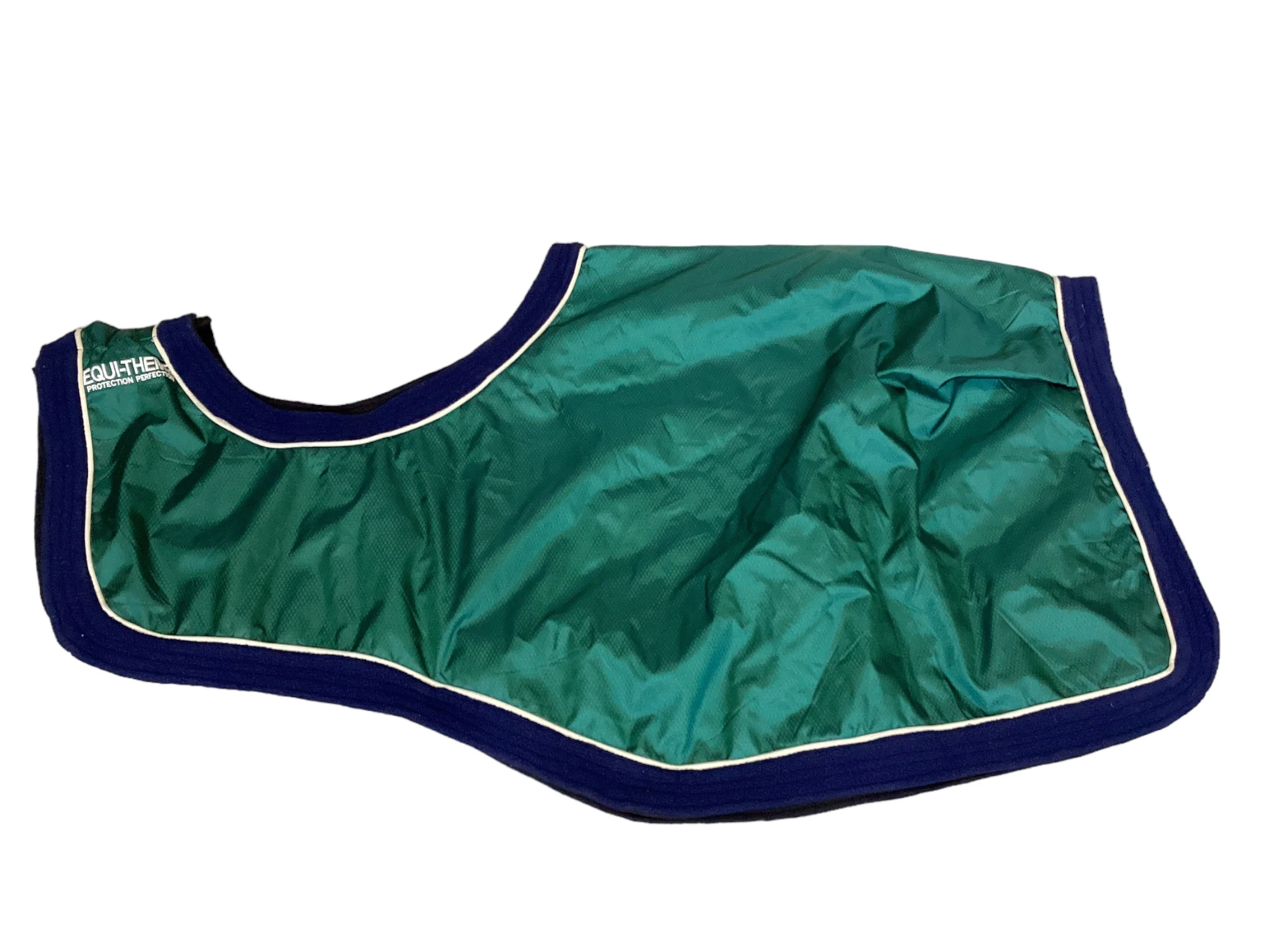 EquiTheme Uitrijdeken Diamond, Groen blauw