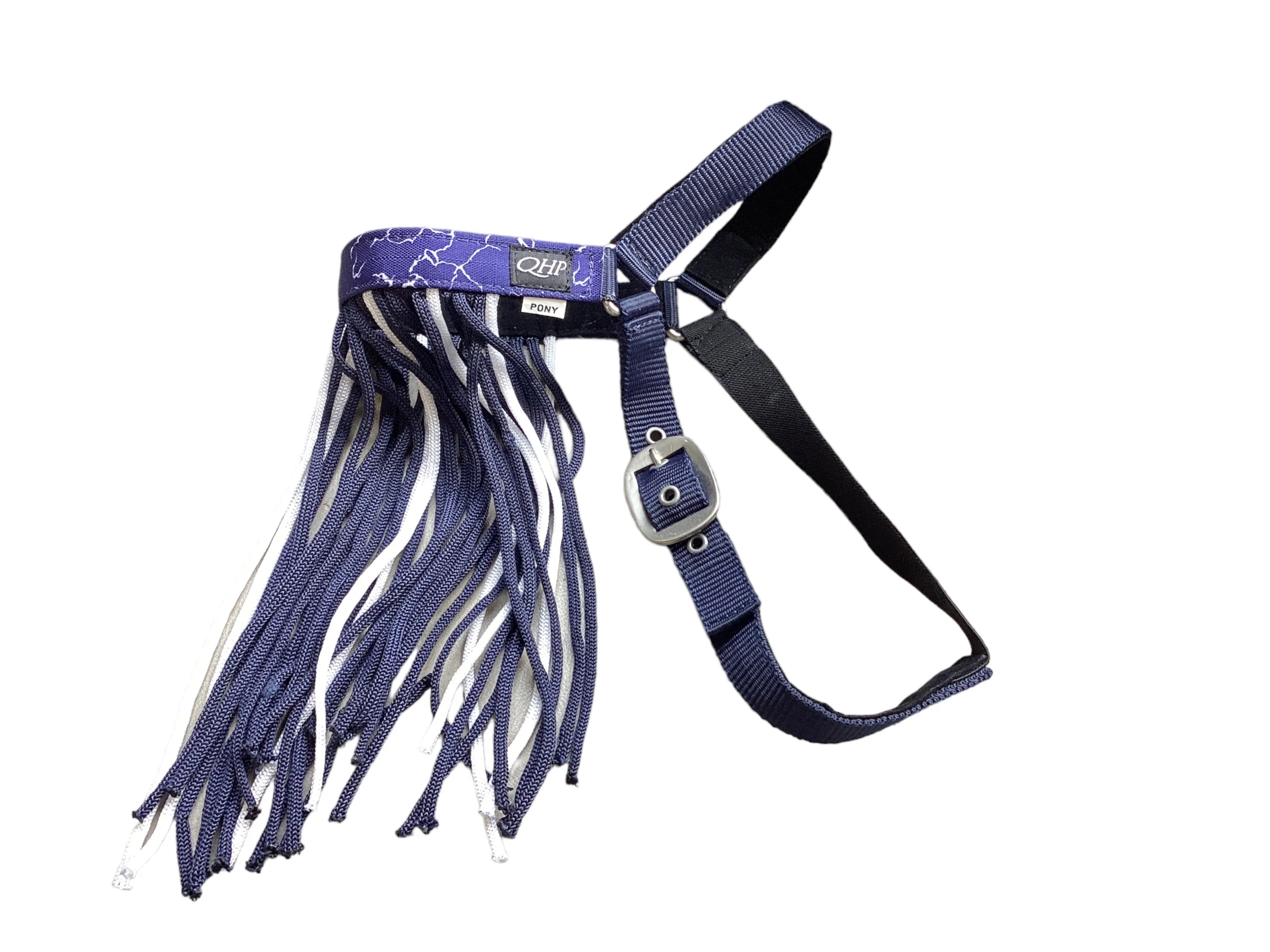 QHP Vliegenfrontriem Extra, Blauw
