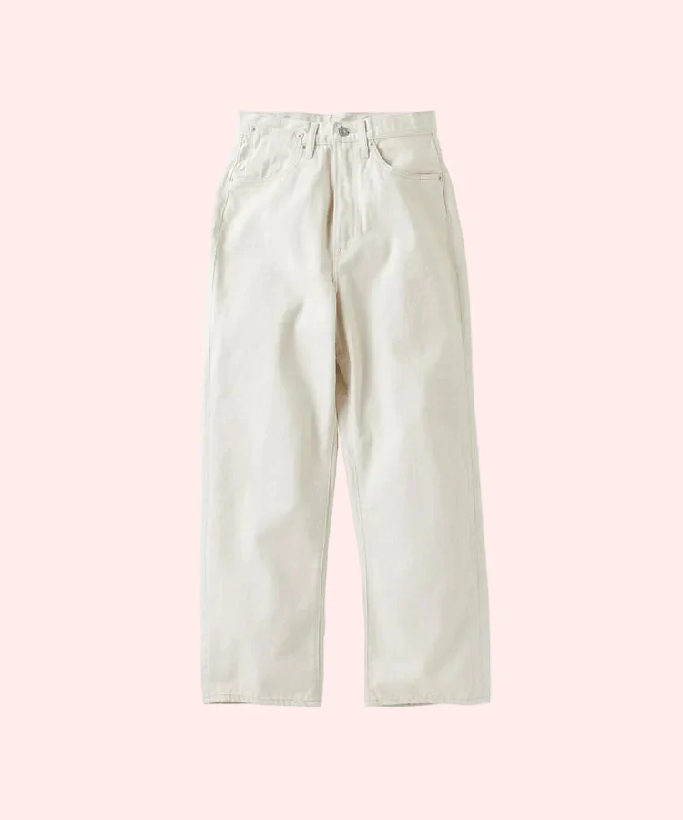 jeans Optima Off White ONE WASH