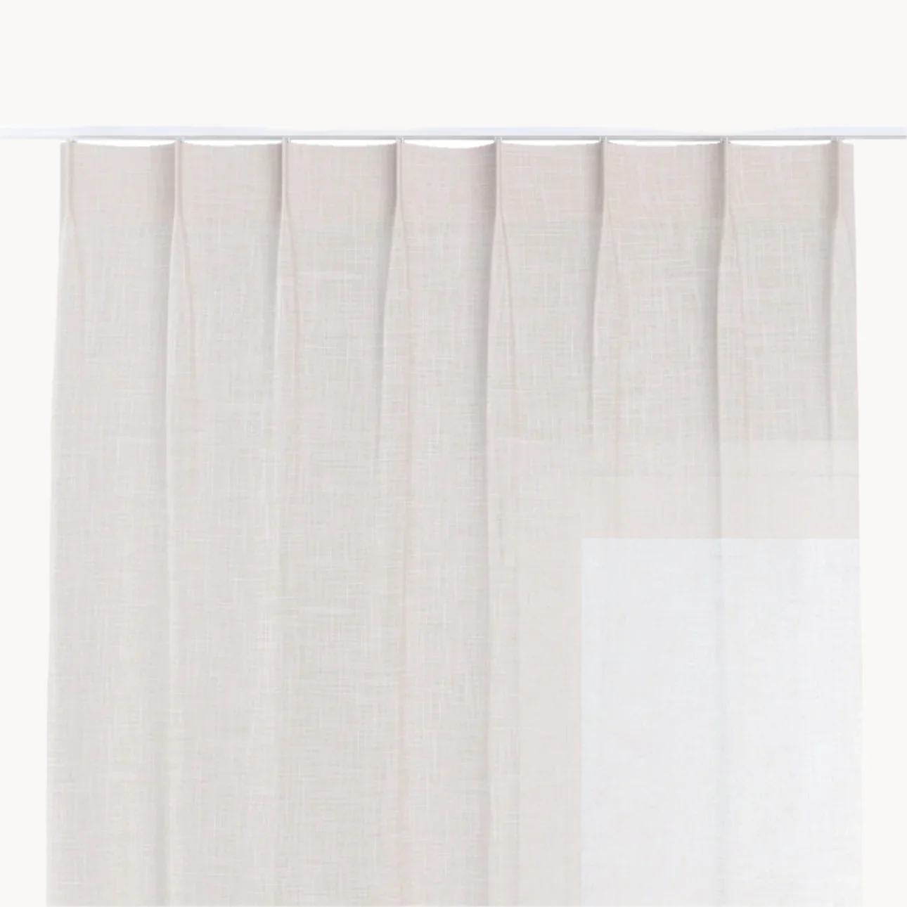Kant en klaar Inbetween gordijn 140×270 Luna Linnen Lichtbeige Kant en klaar Inbetween gordijn 140×270 Luna Linnen Lichtbeige