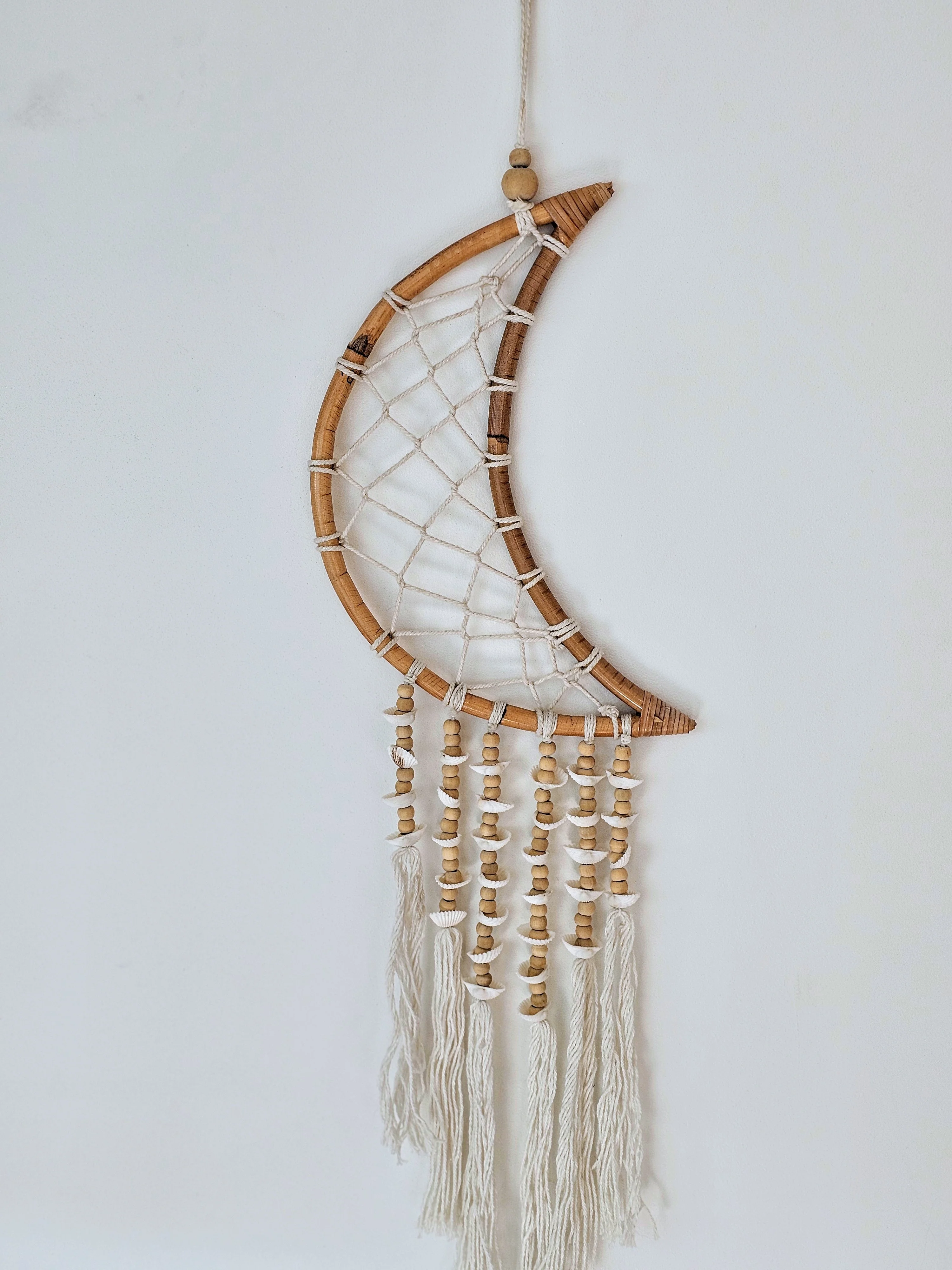 Wanddeco kids Maan macrame. Balistuffkids