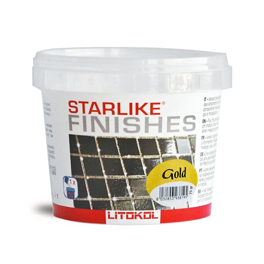 Kleureffect Goud  Litokol STARLIKE® Finishes 150 gram voor 5 kg