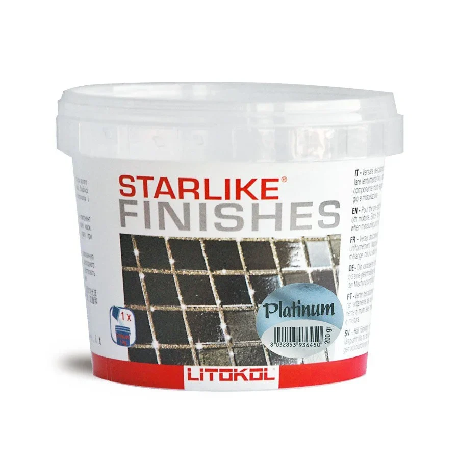Kleureffect Platinum Litokol STARLIKE® Finishes 100 gram voor 2,5 kg
