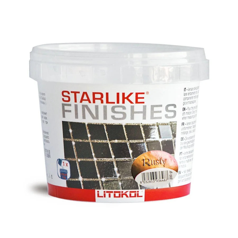 Kleureffect Roest Litokol STARLIKE® Finishes 200 gram voor 5 kg