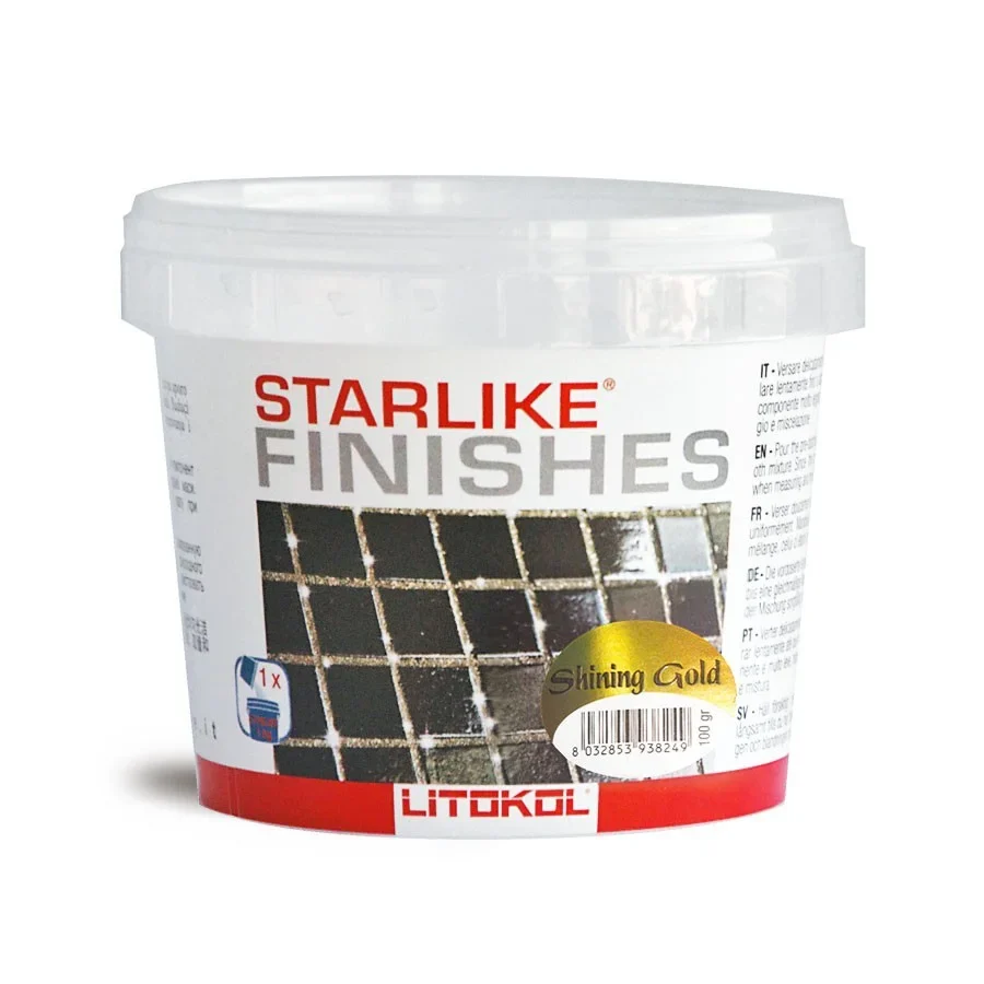 Kleureffect Shining Gold Litokol STARLIKE® Finishes 200 gram voor 5 kg