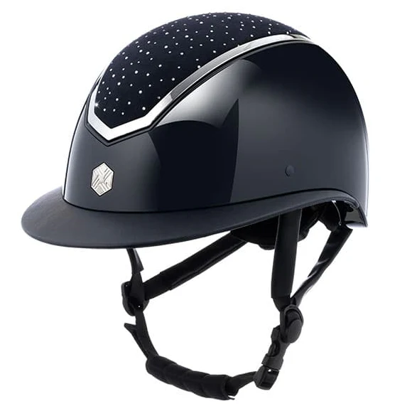 Charles Owen Veiligheidshelm Kylo Crystal Brede Klep met Mips, Navy Charles Owen Veiligheidshelm Kylo Crystal Brede Klep met Mips, Navy