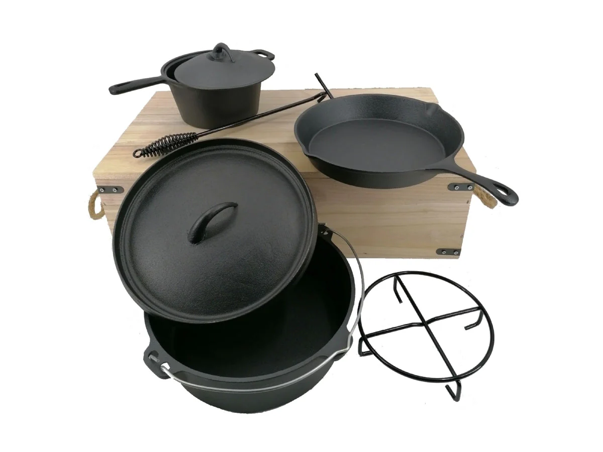 Landmann Dutch oven Set Gietijzer 6-delig