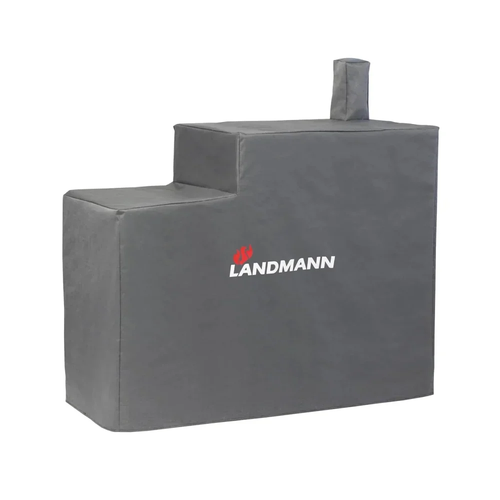 Landmann Premium Polyester Smoker Beschermhoes L – 130 x 60 x 120 cm (B x D x H) – Grijs