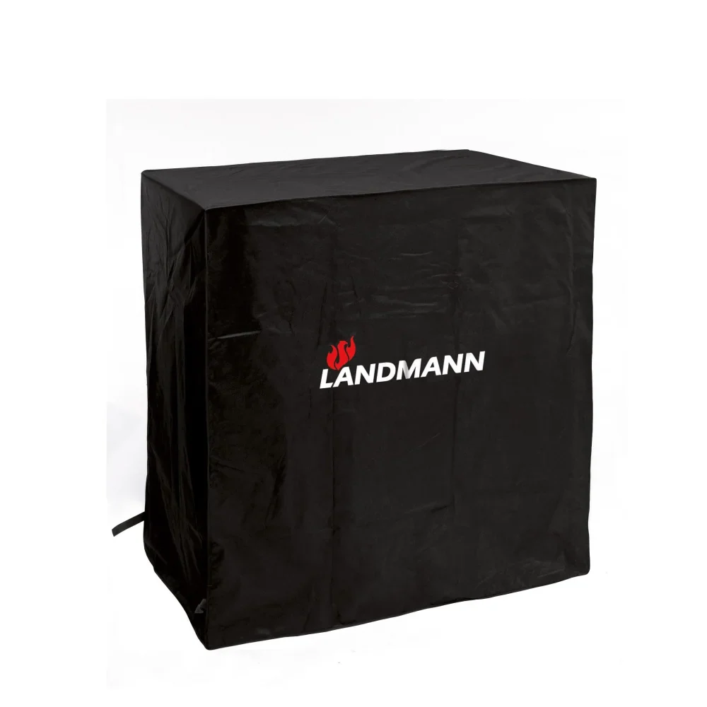 Landmann Premium PVC Beschermhoes M – 90 x 55 x 70 cm (B x D x H) – Zwart