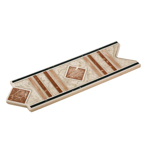 Listello cordoba beige Keramiek 7 x 20 cm beige