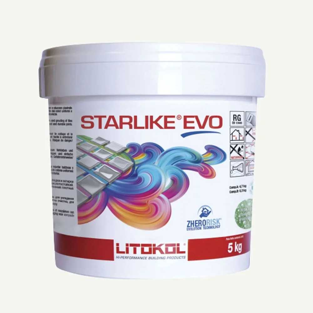 Epoxy voegmiddel Litokol STARLIKE® EVO 102 Bianco ghiaccio 2,5 kg