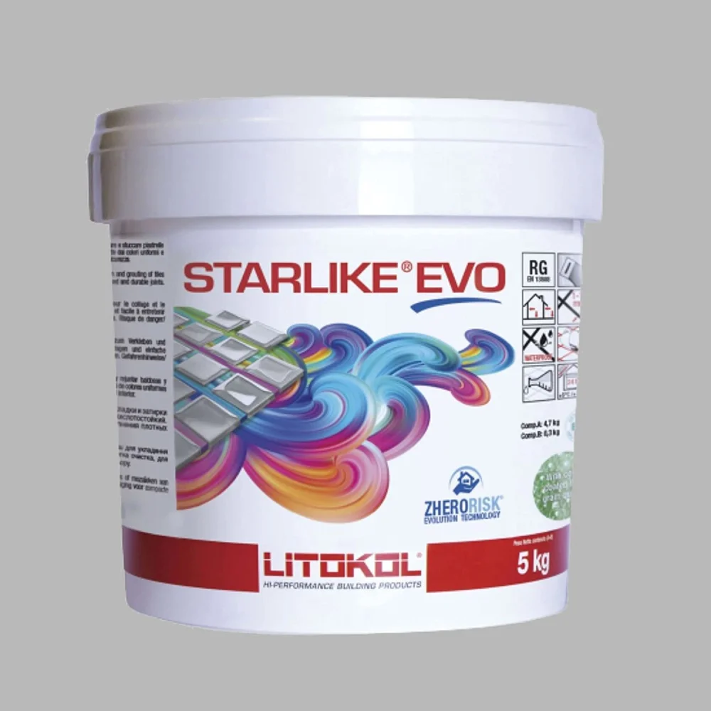 Epoxy voegmiddel Litokol STARLIKE® EVO 110 Grigio perla 2,5 kg