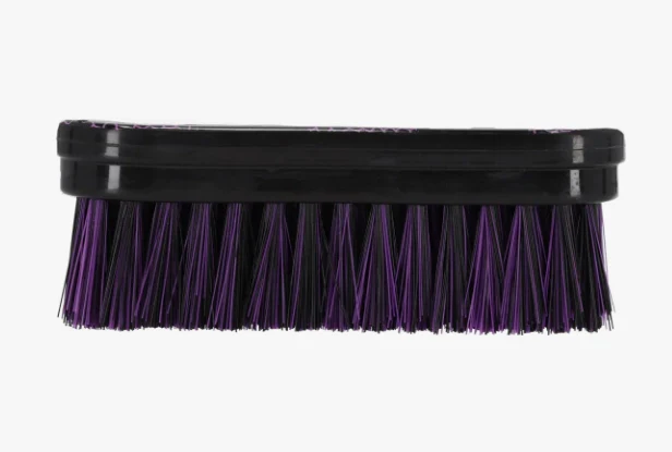 QHP Hoofdborstel Lize, Zwart/Violet QHP Hoofdborstel Lize, Zwart/Violet