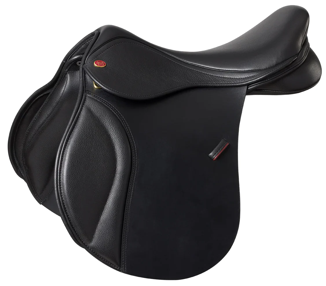 Kent&Masters Ponyzadel R-line Veelzijdig Long Leg, Zwart