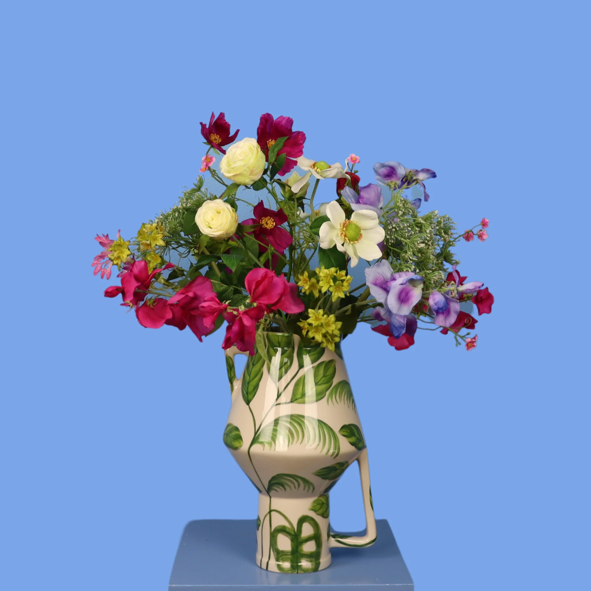 L – Mako | Return to Sender vaas met kunstbloemen | Large