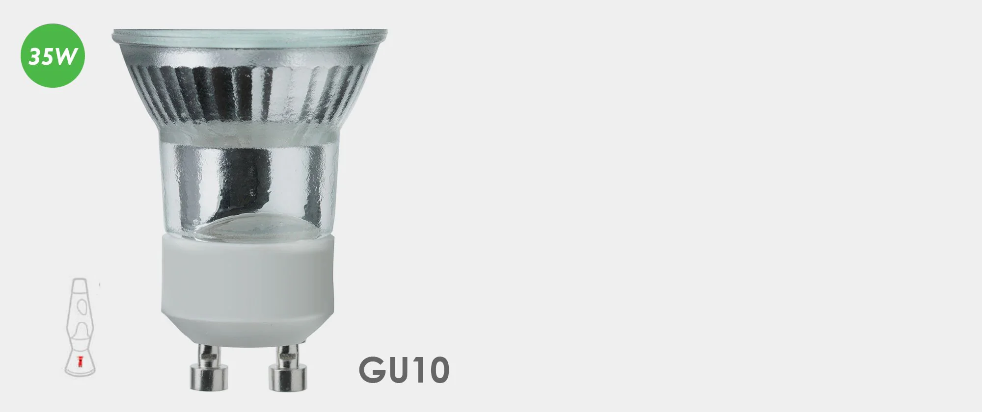 35W – Astro Lavalamp Lamp – GU10 fitting mini halogeen