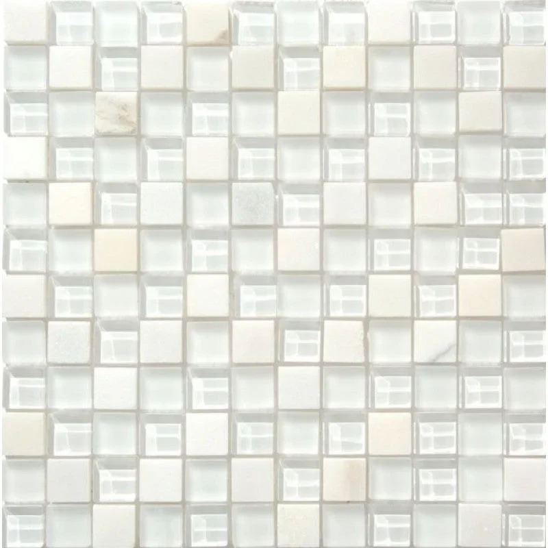Mozaïek Bianco puro 30 x 30 cm (chip 23 mm)