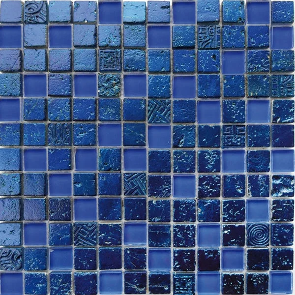 Mozaïek Blue mix 29.5 x 29.5 cm bo.005