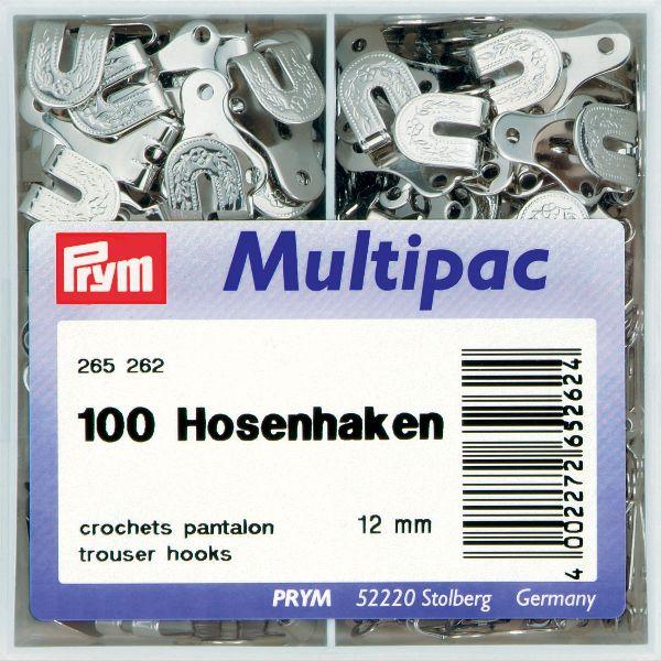 Multipac Prym Broekhaken – 12mm – Zilver – 265262