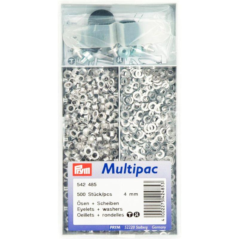 Multipac Prym Nestels – 4mm – Zilver – 542485