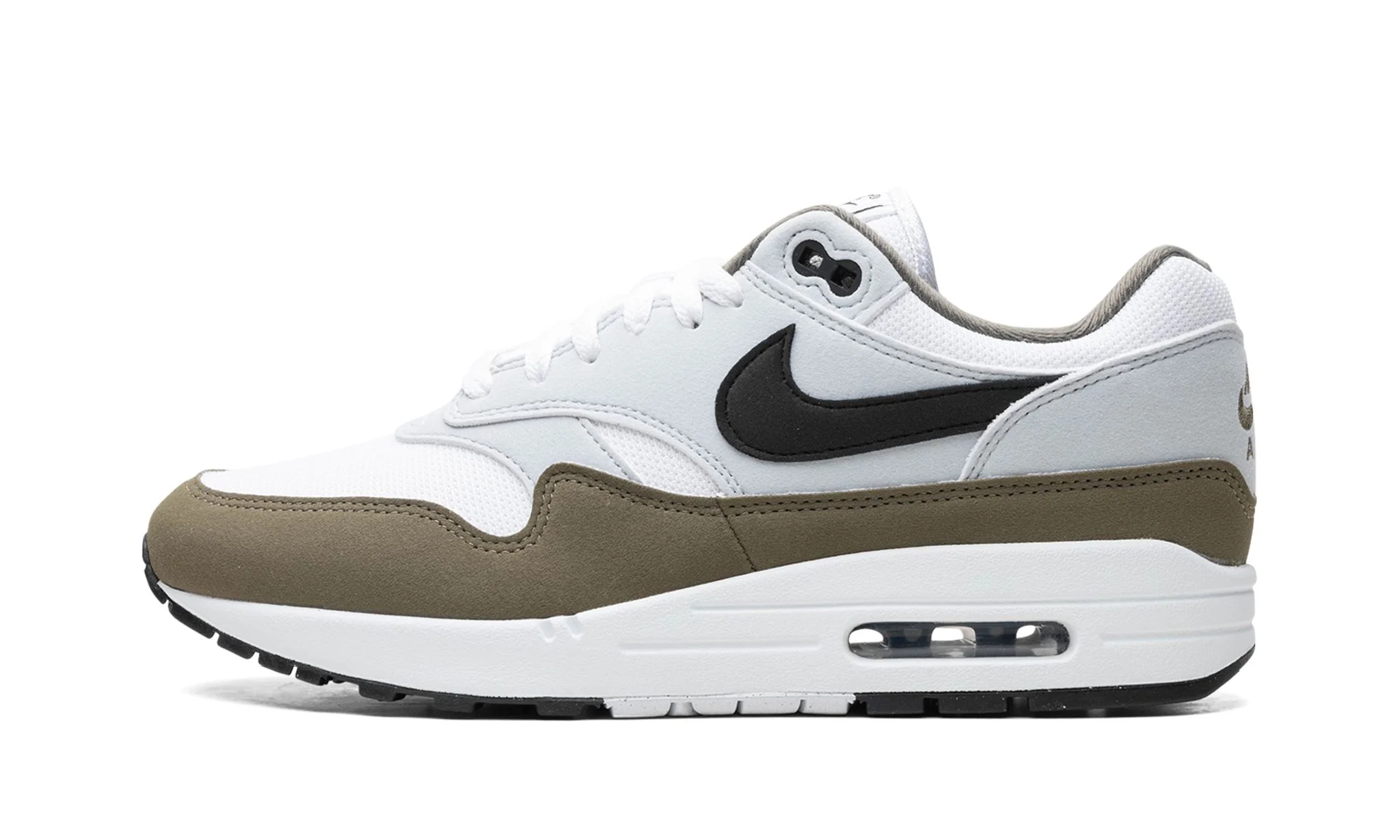 Nike Air Max 1 White Black Medium Olive Nike Air Max 1 White Black Medium Olive
