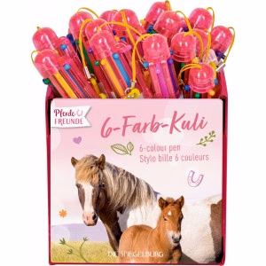 HB 6-kleurige balpen