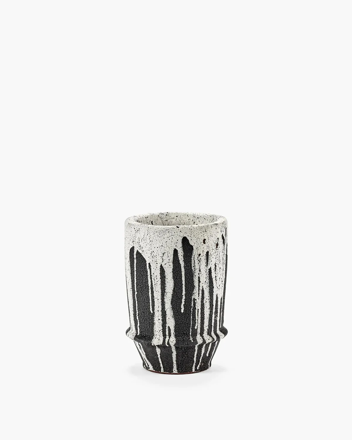 Serax – Kelly Wearstler – PLANTENPOT 02 S OFF WHITE DONKER BRUIN