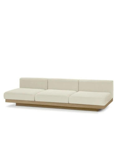 Serax – Vincent Van Duysen – BENCH 3-ZIT OUTDOOR CHALK RUDOLPH