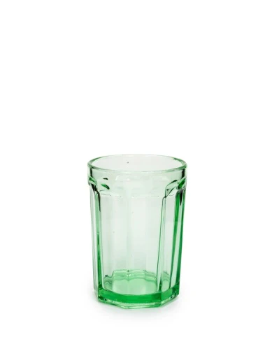 Serax – Paola Navone – GLAS L GROEN FISH & FISH – Set van 4 Serax – Paola Navone – GLAS L GROEN FISH & FISH – Set van 4
