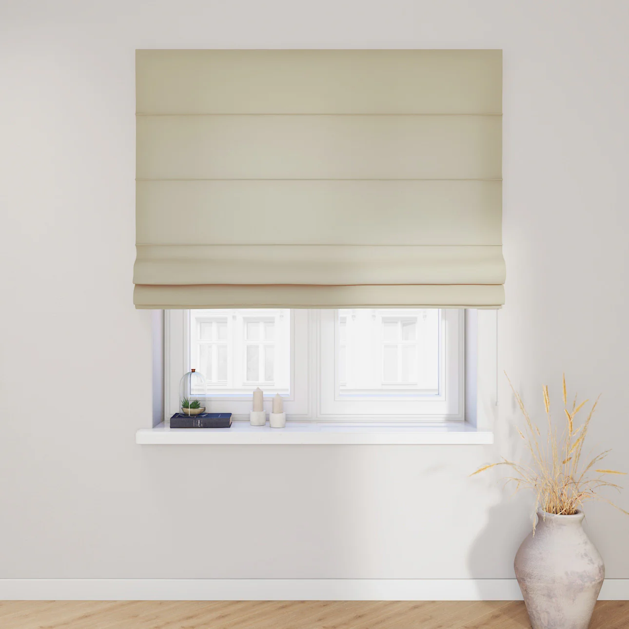 Vouwgordijnen Daniël Lichtdoorlatend Licht Beige