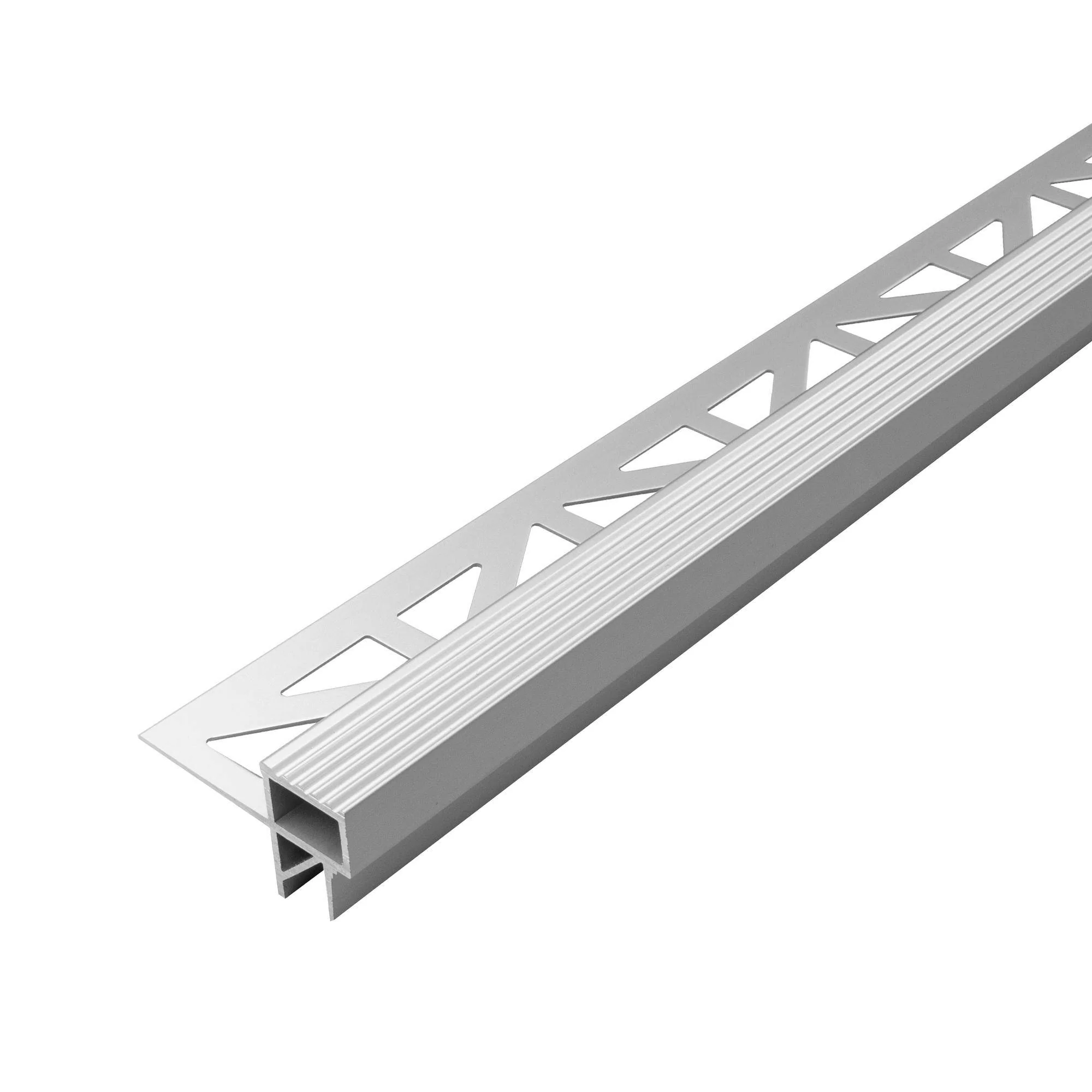 DURAL basisprofiel SQUARESTEP LED aluminium geanodiseerd zilver 11mm 150cm