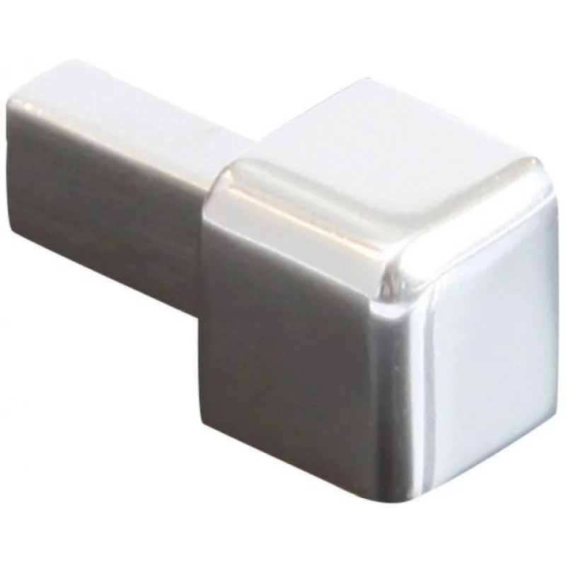 Hoekstuk Glans Zilver 10 mm (4 stuks) ECG100.91 by Genesis
