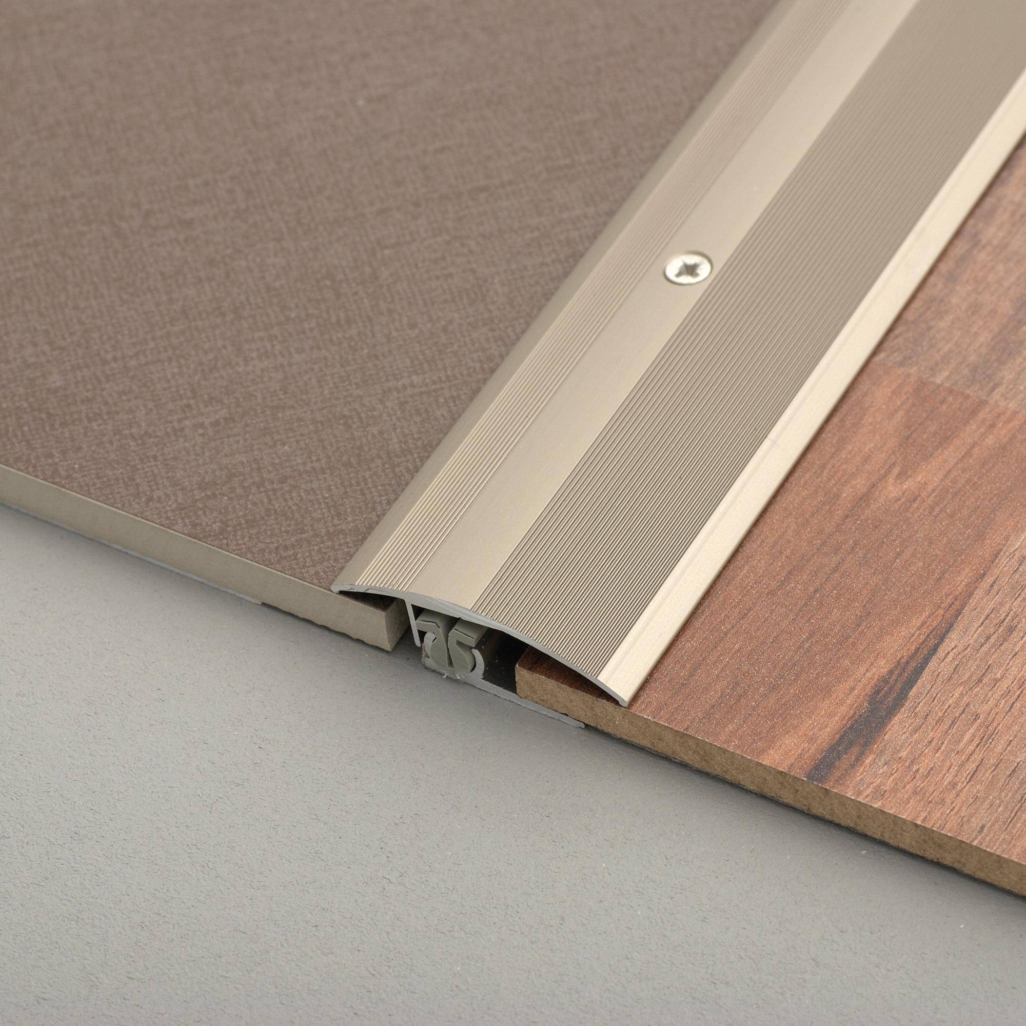 DURAL verstelprofiel TRIFLOOR TRANSITION aluminium geanodiseerd titanium 45490mm 270cm