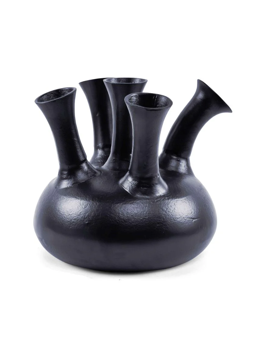 Zwarte tuitvaas 5 mouth (klein)