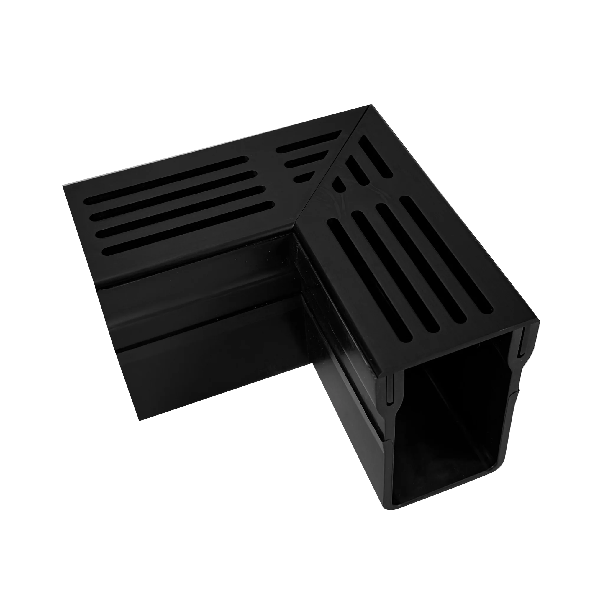 DURAL hoekstuk U-DRAIN PRO aluminium geanodiseerd zwart 100mm