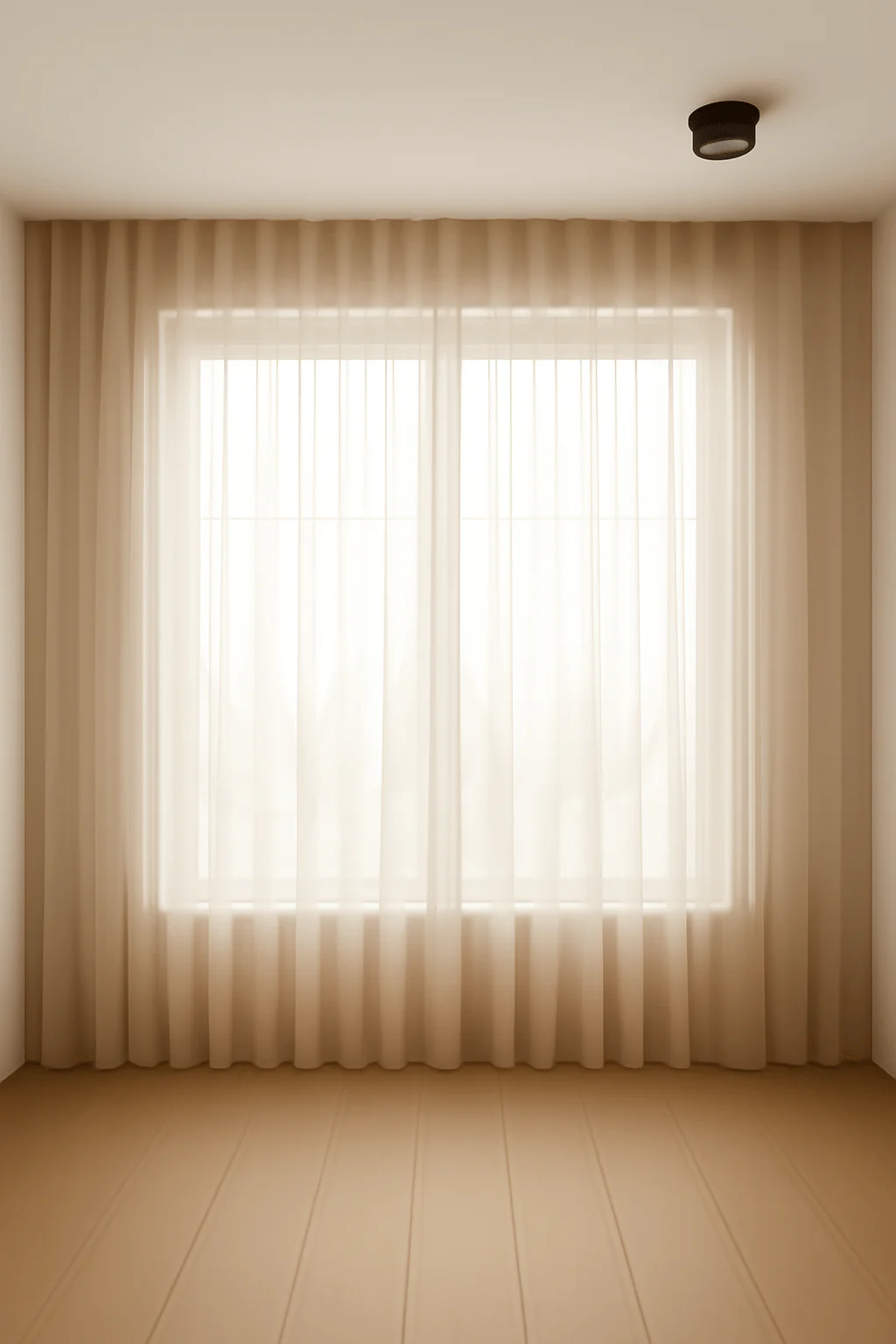 Vitrage – Basic Voile – Beige/zand