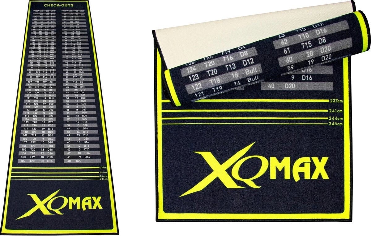 XQ Max Dartmat – Checkout Groen – 285 x 60 cm